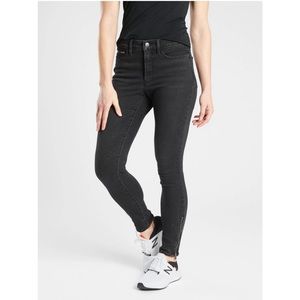 Athleta Sculptek Ultra Skinny Zip Jean Carbon Wash Women's Size 8